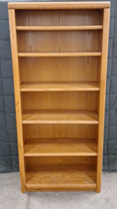 (1) Bookshelf W/ (5) Adjustable Shelves
