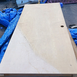 (2) Solid Wooden Doors 79"&times;35.5"&times;1.75"