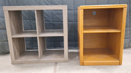 (2) Small Shelving Units