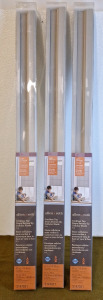 (3) Allen Roth Cordless, Bottom Up Cellular Shades, Grey, 47" x 72", #2147021