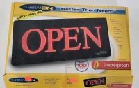 NewOn Light up Open Sign, excellent condition. - 3