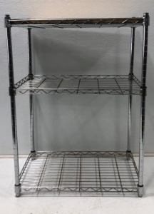 3 Tier Metal Shelving L13&rdquo;xW22&rdquo;xH31&rdquo;