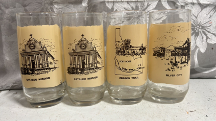 Idaho Location Themed Glasses (10+)