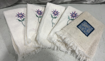 Set of Embroidered Hand Towels