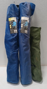 (3) Basic Comfort Camping Chairs