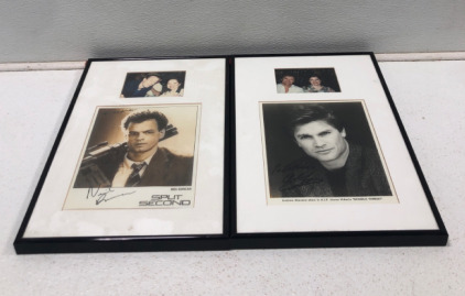 (1) Signed Neil Duncan Split Second Picture (1) Signed Andrew Steven Double Threat Picture