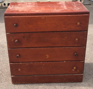 Wooden Dresser L34&rdquo;xW14&rdquo;xH36&rdquo;