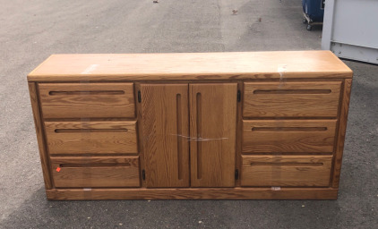 Thornwood Modern Triple Dresser L65&rdquo;xW17&rdquo;xH30&rdquo;