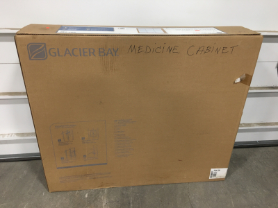New Glacier Bay Medicine Cabinet 37&rdquo; and Light Fixture 25&rdquo; Long