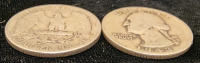 (2) 1943 90% Silver Quarters -Verified Authentic - 3