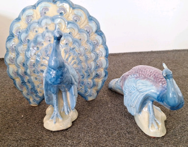 Porcelain Peacock Home Decor