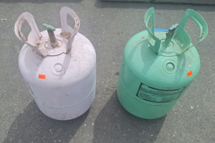 2 Helium Tanks