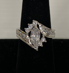 .925 Cocktail Ring Size 7 3/4