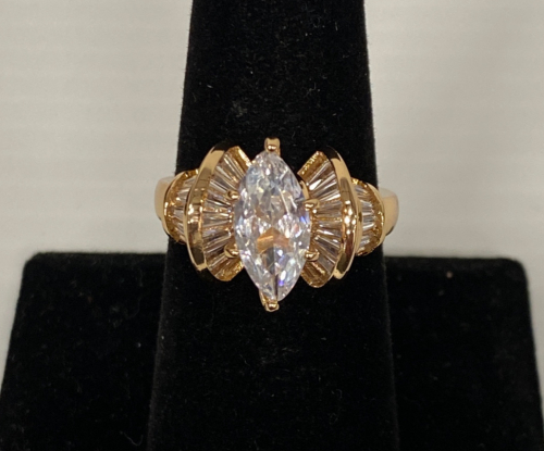 Gold Plated Ring Size 7 1/2