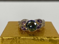 Mystic Topaz Ring Size 7 1/4