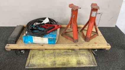 Jumper Cable, Jack Stands, & Creeper
