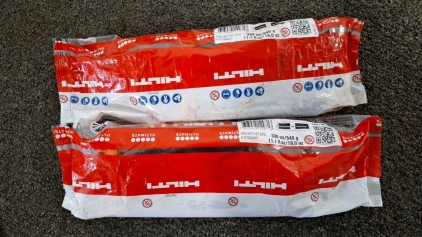 (2) Packs Of HILTI HY270 Adhesive Anchoring