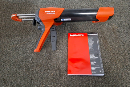 (1) HILTI HDM 500 Manual Epoxy Dispenser