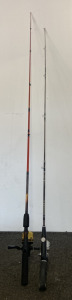 (2) Fishing Rods Cabela TFS, Minicast MC-59