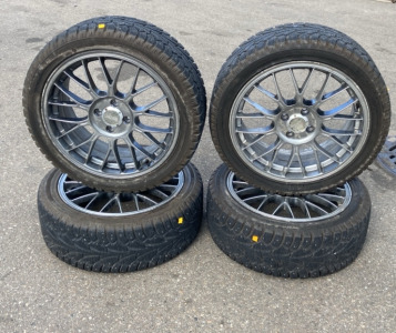 (4)Hankook Studded Snow Tires 215/45R7 91T