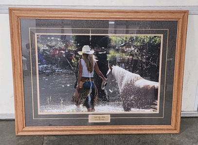 "Time For A Swim" By David Stoecklein Frame Photo, 25"x34"