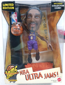 Mattel NBA Limited Edition Kobe Bryant Bobble Head Figurine & Card