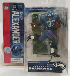 NFL Seattle Seahawks Shaun Alexander Figurine