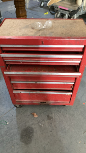 Red Toolbox w/ 6 Drawers