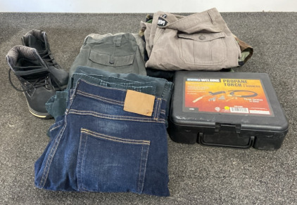 Size 34-36 Men’s Jeans And Shorts,Chicago Electric Propane Torch Burners, Women’s Size 9 Boots