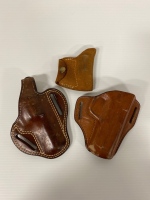 (3) Leather Holsters