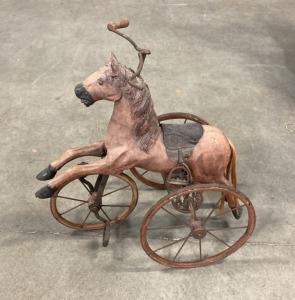 Vintage Horse-Shaped Tricycle