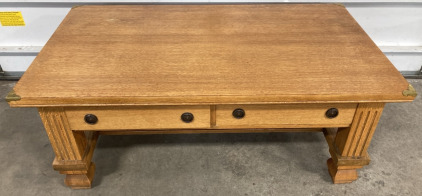 Antique Coffee Table w/ (2) Drawers