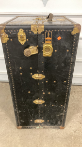Vintage Wardrobe Travel Trunk