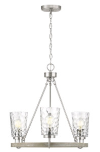 (1) Progress Lighting, 3-Light Chandelier