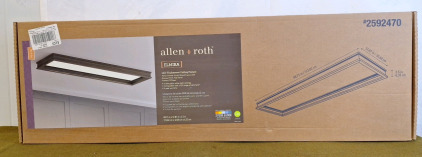 (1) Allen-Roth / Elmira LED Flushmount Celling Fixture
