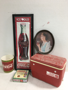 Coca Cola Frame, Cooler, Pail and More