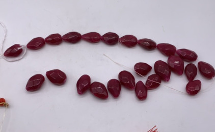 560ct Ruby Pear Necklace