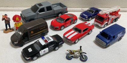 (8) Assorted Toys Cars