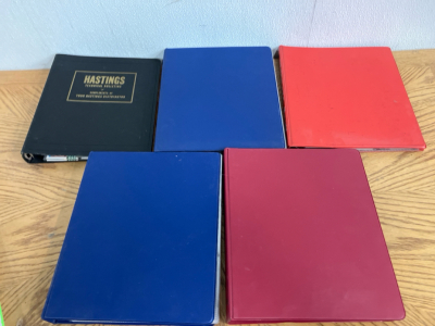 (5) Binders of Assorted Sports Cards- Mixed Lot