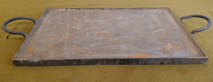 (1) Large, Heavy Steel Griddle