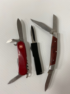 (3) Folding Knives