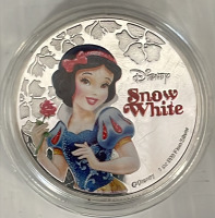 (6) Disney Silver Plated New Zealand Queen Elizabeth II Collector Coins - 5