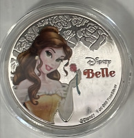 (6) Disney Silver Plated New Zealand Queen Elizabeth II Collector Coins - 7