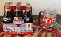 Coca-Cola Collectables, Coke Holders, Olympic Cokes (6Pack) Freeze Cup & Tin, Rug - 2