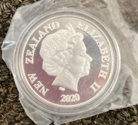 (7) New Zealand Elizabeth II Disney Silver Plated Coins - 4