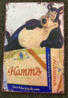 2 Hamms Beer Tin Signs - 3