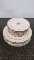 (27) Pieces Vernon Kilns California Sterling Silver Plate Set - 2