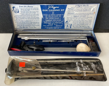 JC Higgins Gun Cleaning Kit & Outers Rifle Cleaning Rod