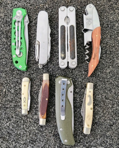 Assorted Knives And Utility Tools