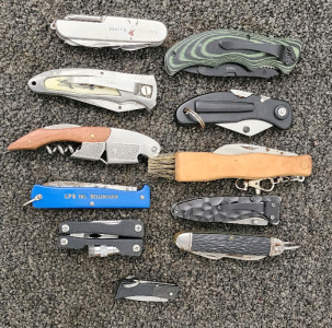 Assorted Knives And Utility Tools